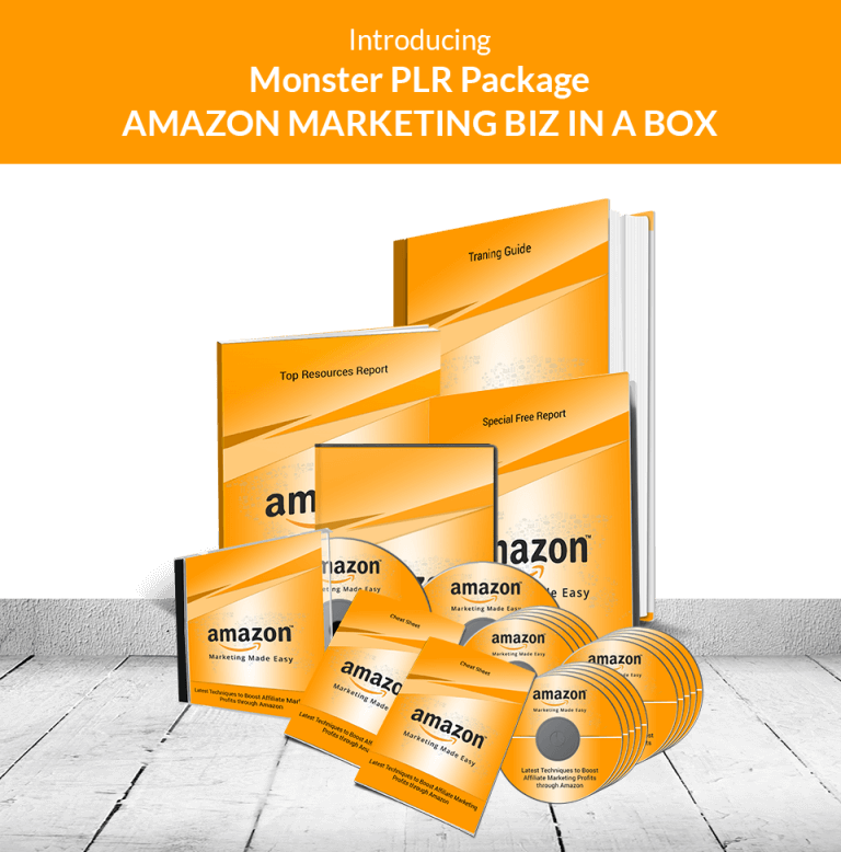 Amazon Marketing Biz In A Box Monster Plr - Marketing (768x778), Png Download