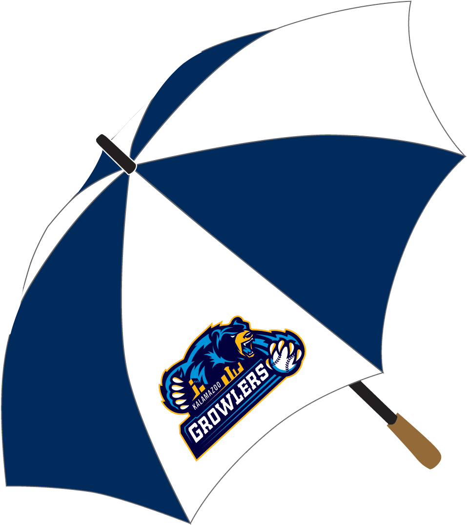 Auto Owner's Insurance Umbrella Giveaway - Kalamazoo Growlers (1164x1202), Png Download