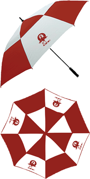 Margarets Bury Umbrella With 4x Logos - Coors Light Golf Umbrella (500x700), Png Download