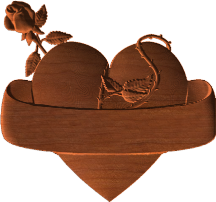 Heart Rose Banner - Caddo Parish, Louisiana (430x430), Png Download