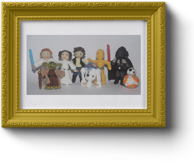Star Wars Superhéroes Princesas Otros - Picture Frame (700x550), Png Download