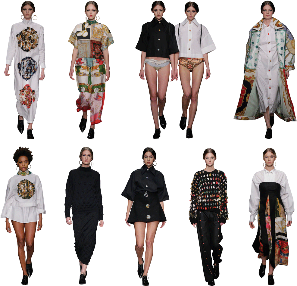 Yours Truly Is A Project That Was Presented During - Fashion Model (1024x985), Png Download