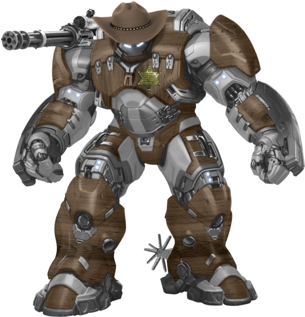 Why Did I Add A Shoulder-mounted M134 Minigun Two Reasons - Hulkbuster Armor (680x680), Png Download