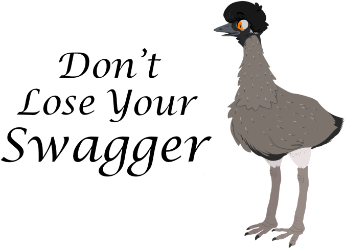 Don't Lose Your Swagger *emu* - Bauernhofbonbonbauernhof Rechteckiger Aufkleber (713x504), Png Download
