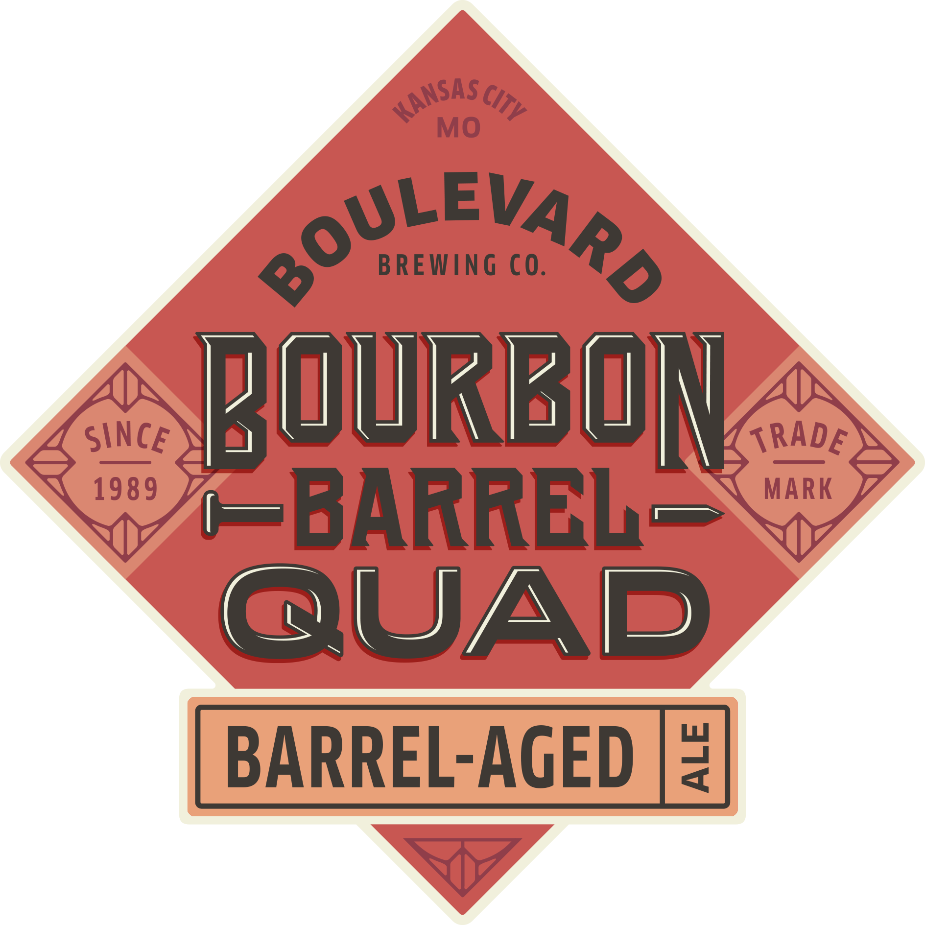 Smokestack Series - Boulevard Bourbon Barrel Quad (1889x1889), Png Download