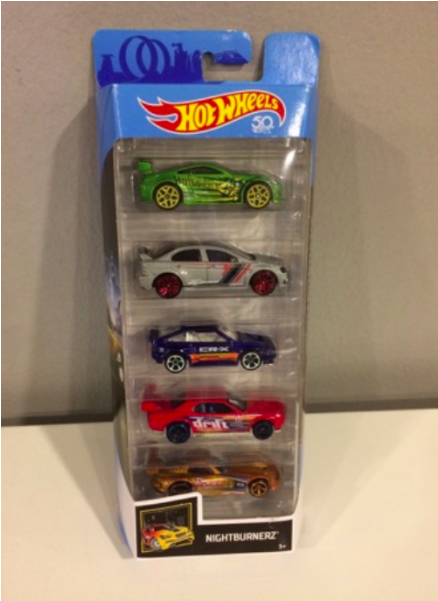 Hot Wheels 50th Anniversary 5 Pack (600x600), Png Download
