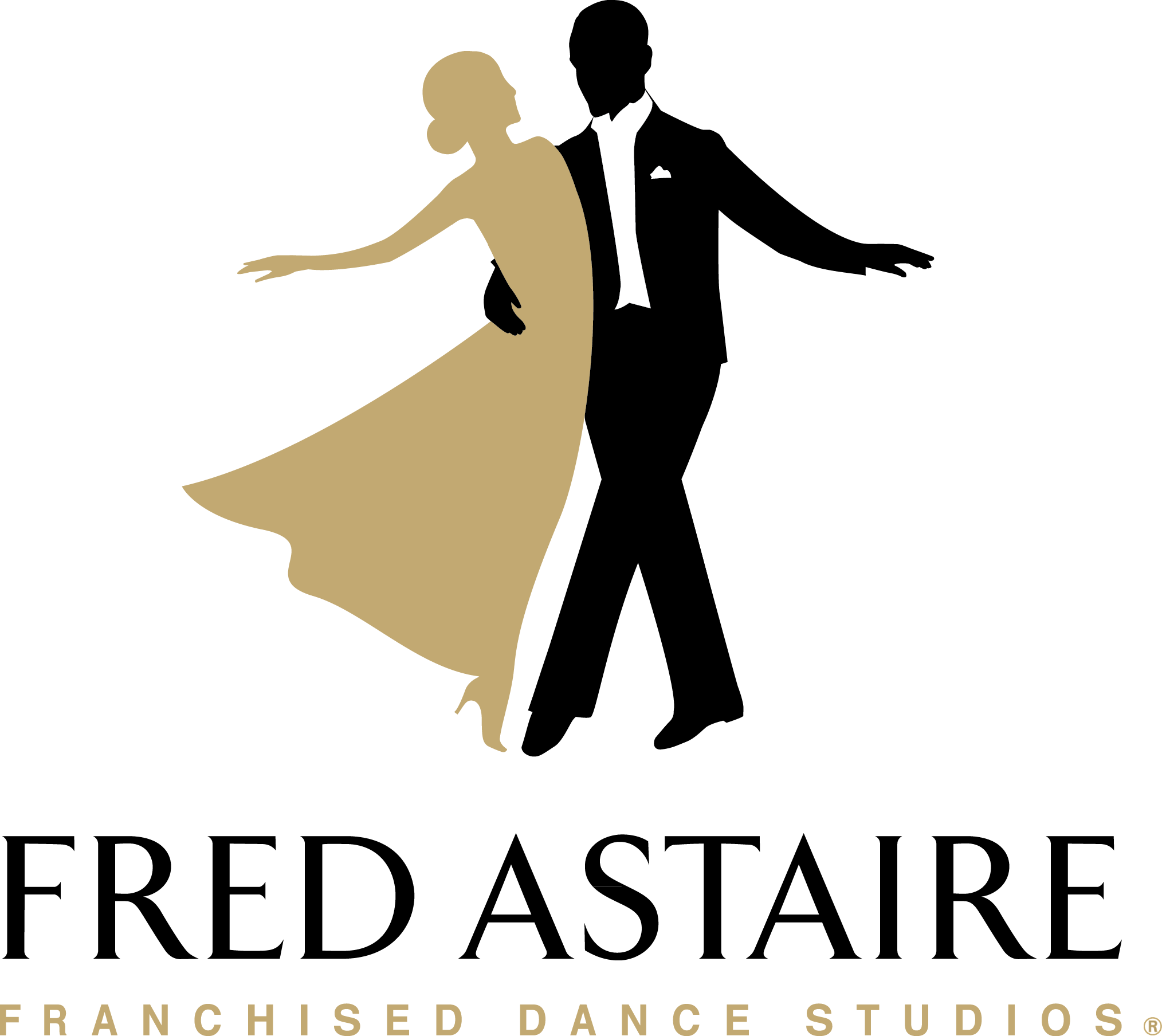 Black & Gold, Vector Logo - Fred Astaire Dance Studio (2028x1808), Png Download
