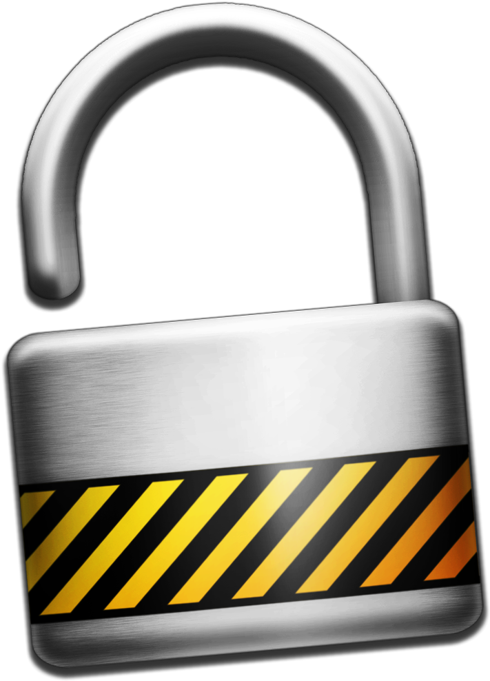 Lock Icon Png Black Download - Padlock Icon (1024x1024), Png Download
