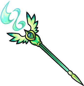 Gear-wind Staff Render - Unison League Staff (380x380), Png Download