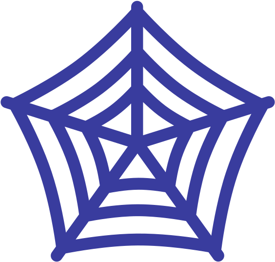 U 1 F 578 Spiderweb - Spider Web Icon Transparent (568x568), Png Download
