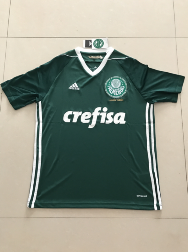17-18 Palmeiras Commemorative Edition - 2017-18 Palmeiras Away Soccer Jersey Football Shirt (800x800), Png Download