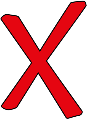 Best Of Image With No Background Ex Ministries Present - X Sign With No Background (400x400), Png Download