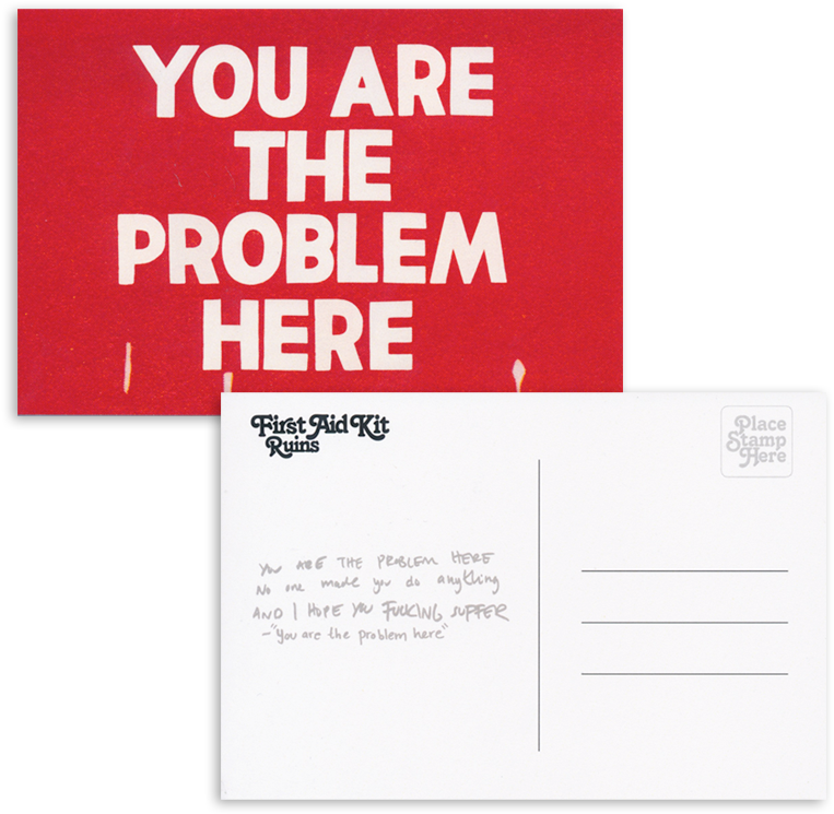 Postcard Set - First Aid Kit You Are The Problem Here (800x800), Png Download
