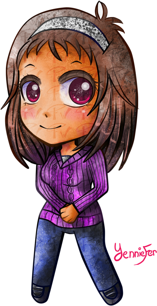 Anime My Art Art Blog Chibi Chubby Chibi Chubby Cute - Chibi (505x985), Png Download