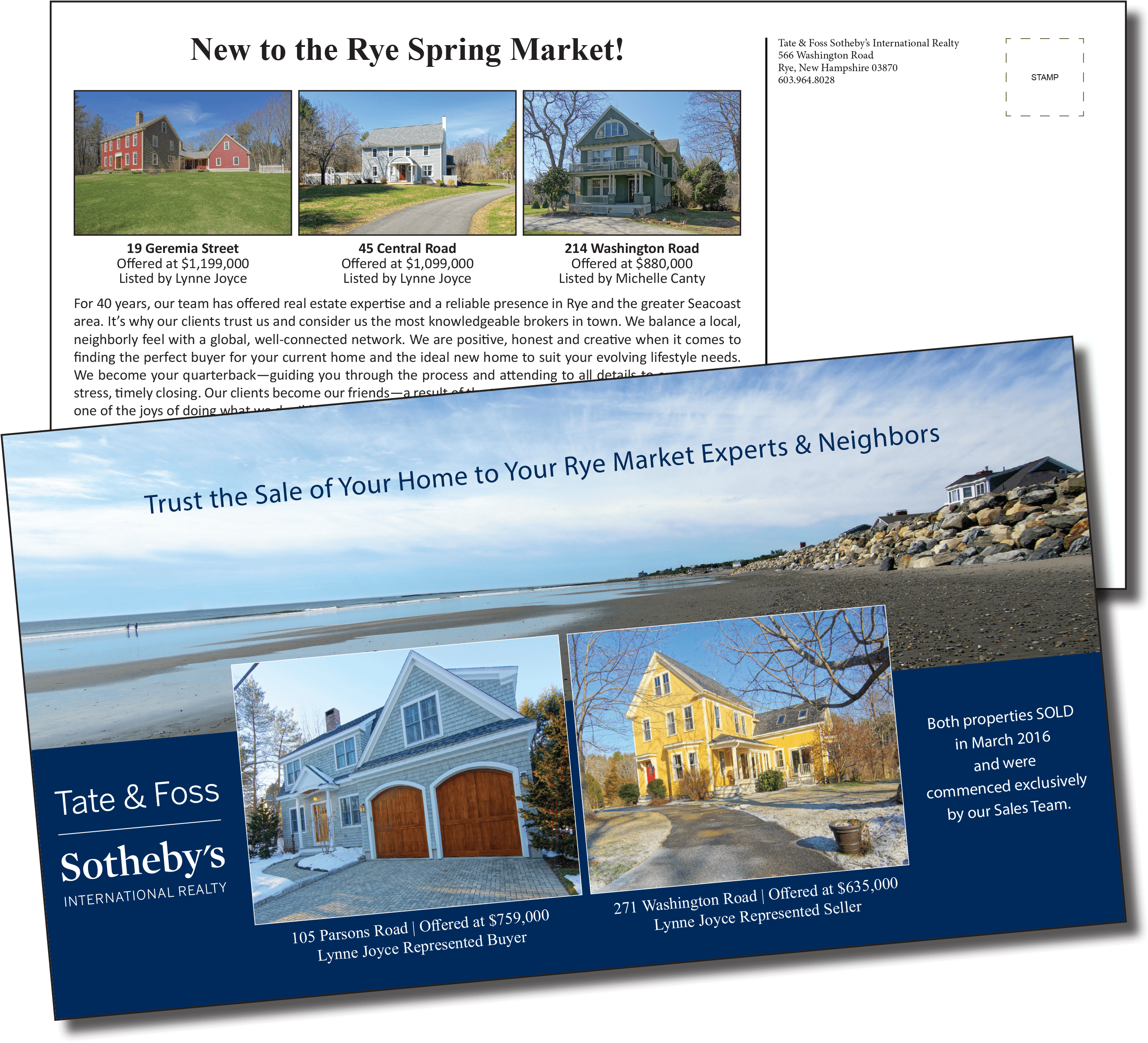 Tate & Foss Sotheby's - Represented The Buyer Postcard (2659x2413), Png Download