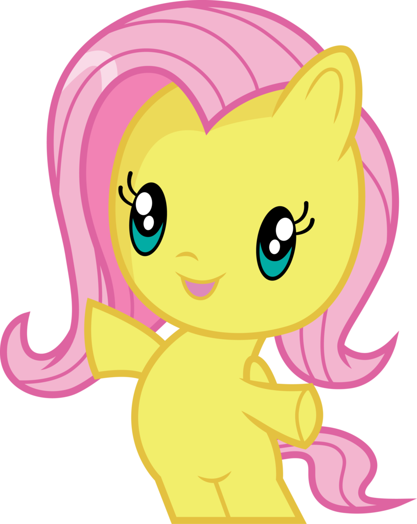 Cloudyglow, Chibi, Cute, Cutie Mark Crew, Fluttershy, - Fluttershy (816x1024), Png Download
