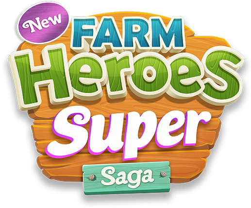 Tap Here To Play Now - Farm Heroes Super Logo (516x490), Png Download