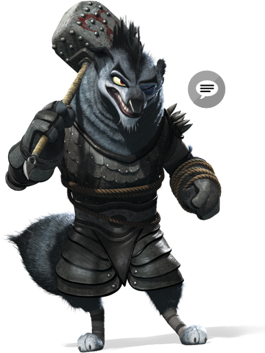Wolf Boss Icon - Boss Wolf (400x560), Png Download