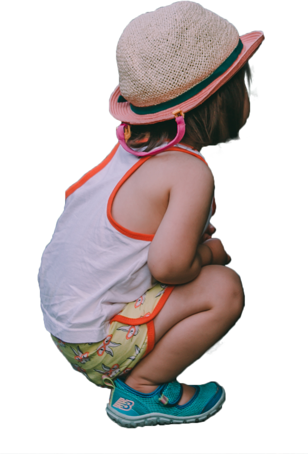 Child-sitting Color - Child Sitting Back Png (1052x1734), Png Download