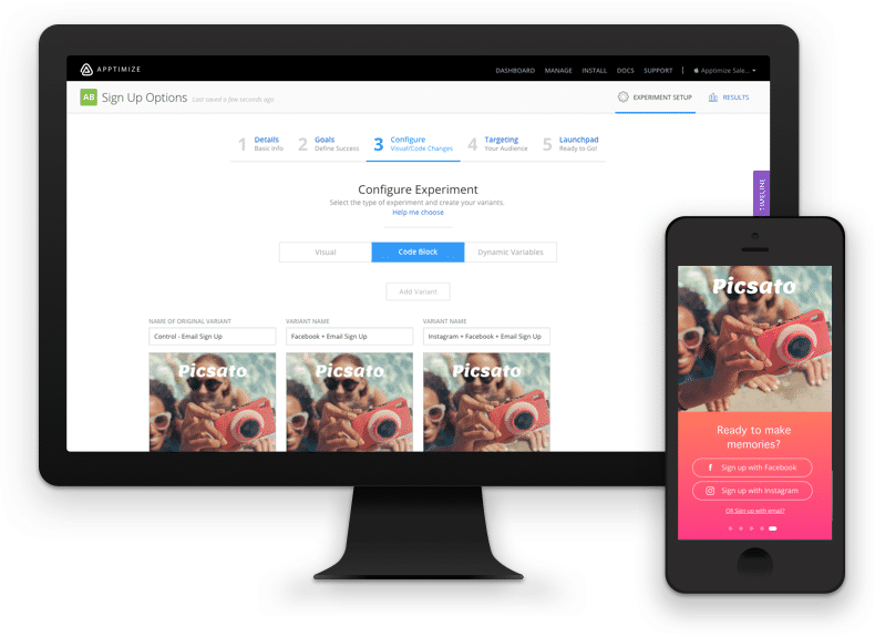 Programmatic Ab Testing Experiment Set Up - Website (790x575), Png Download