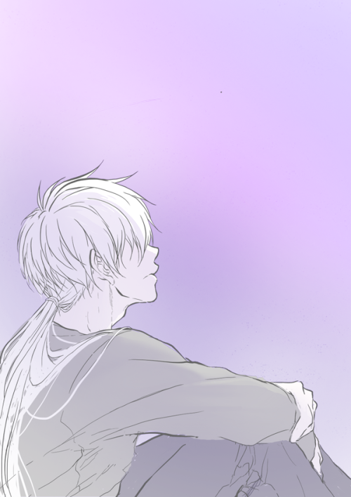 “would You Wanna See The Stars With Me Again Sometime” - Anime (500x708), Png Download