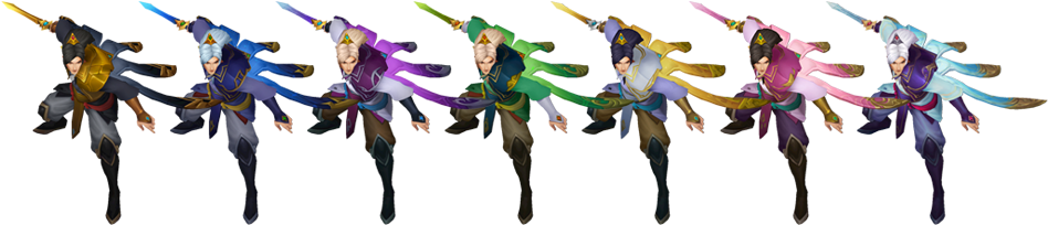 Divine Sword Irelia - Enduring Sword Talon Chromas (972x300), Png Download