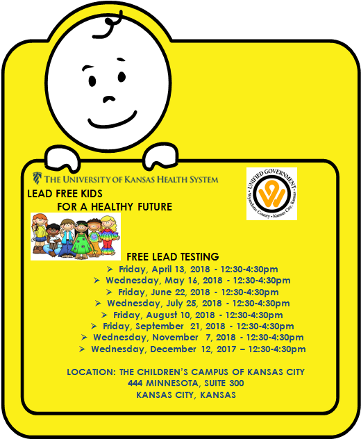 University Of Kansas Health System Lead Testing - Kansas (562x655), Png Download