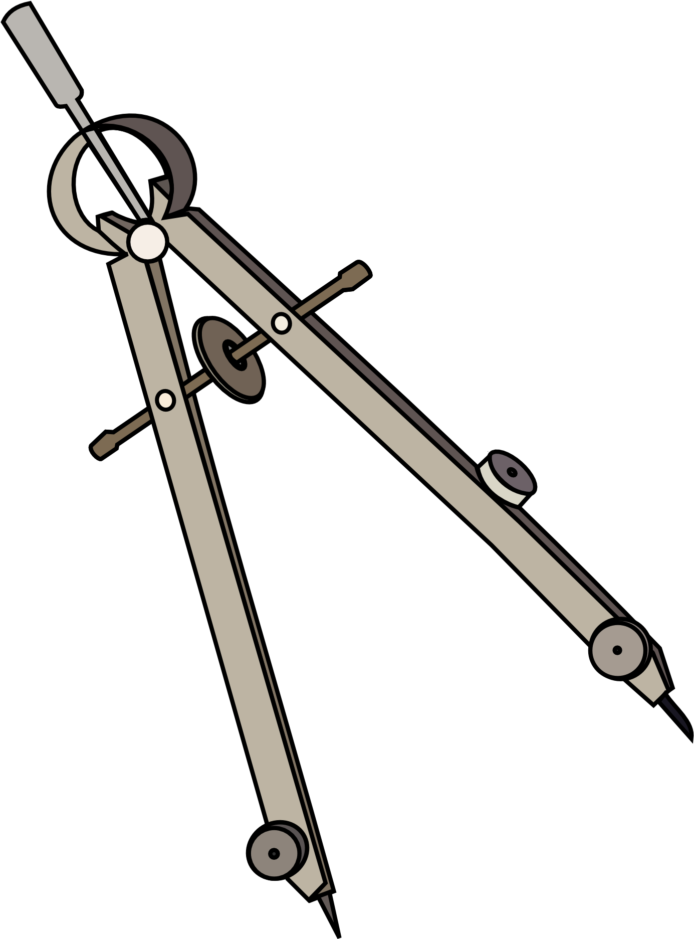 28 Collection Of Drawing Compass Png - Compass In Technical Drawing (2000x2000), Png Download