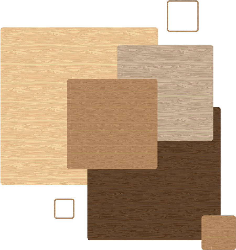 Wood Patterns Set - Wood (1048x1106), Png Download