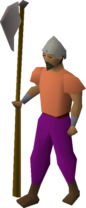 Border Guard - Al Kharid Border Guard (301x729), Png Download