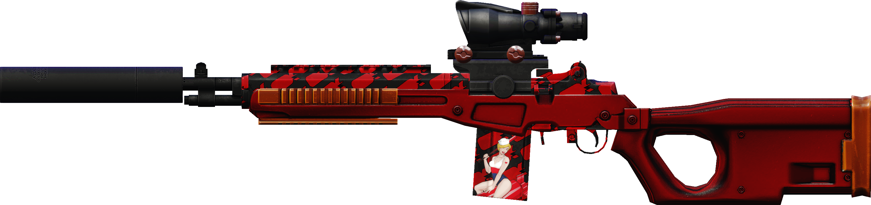 25, November 13, 2015 - Payday 2 M308 Skin (3026x715), Png Download