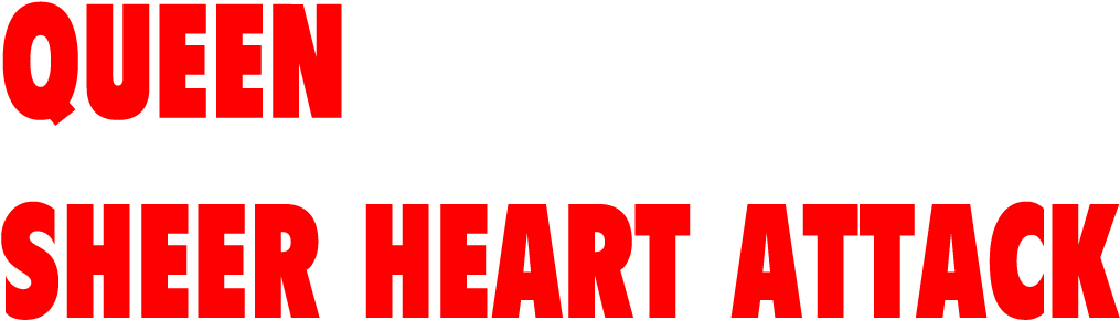 Queen 'sheer Heart Attack' - Queen Sheer Heart Attack Font (1200x300), Png Download