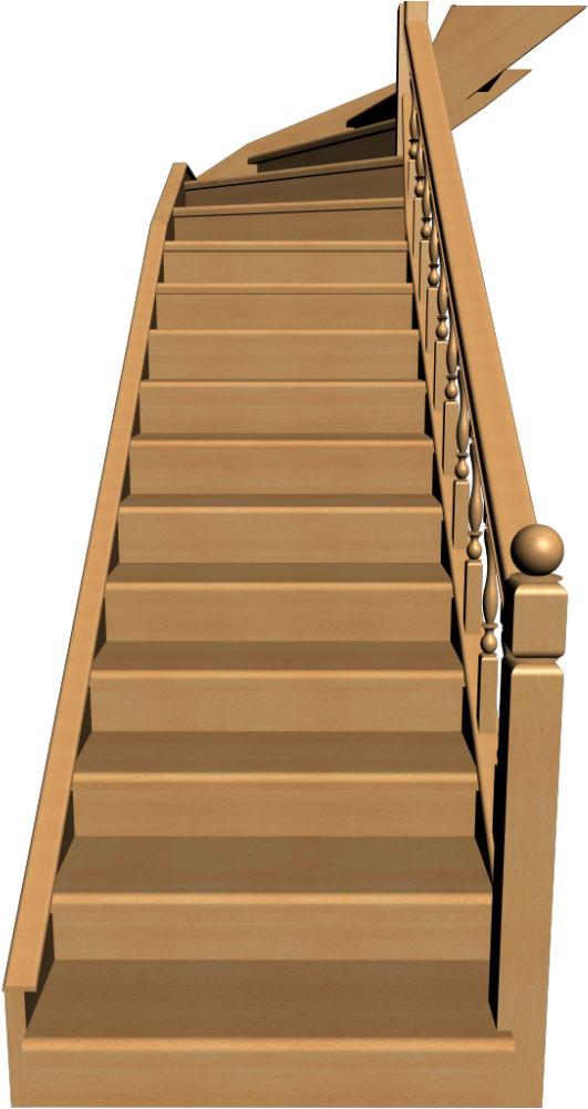 Single Winder Stairs - Stairs (1000x1000), Png Download