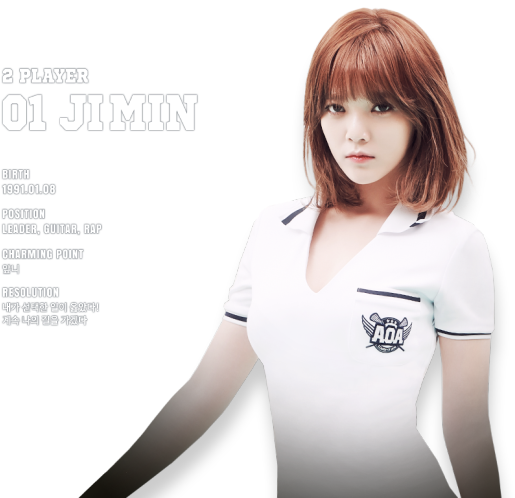 Aoa Jimin - Shin Min Aoa Heart Attack (540x519), Png Download