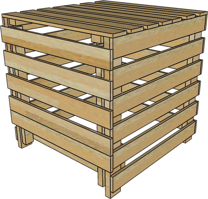 Single Wood Plank Png - Compost (900x900), Png Download