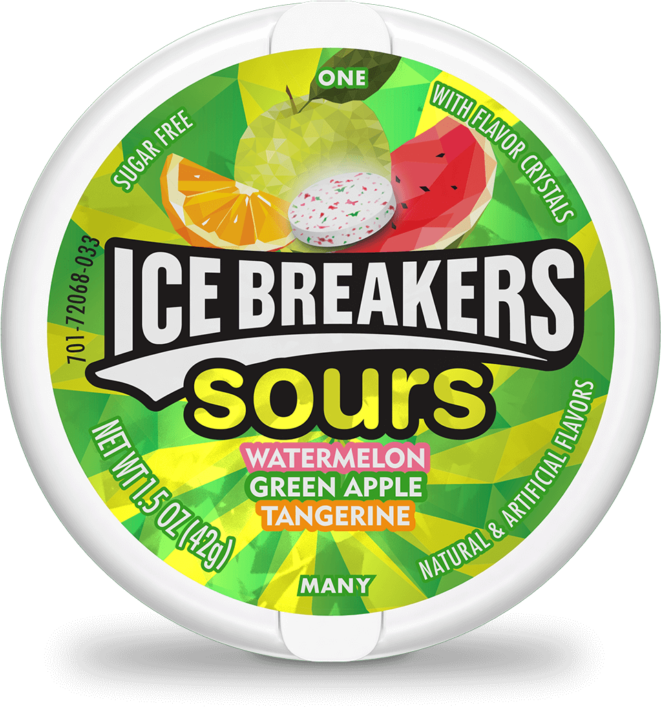 Ice Breakers Sour Fruits Original Sours - Ice Breakers Sours (1200x1200), Png Download