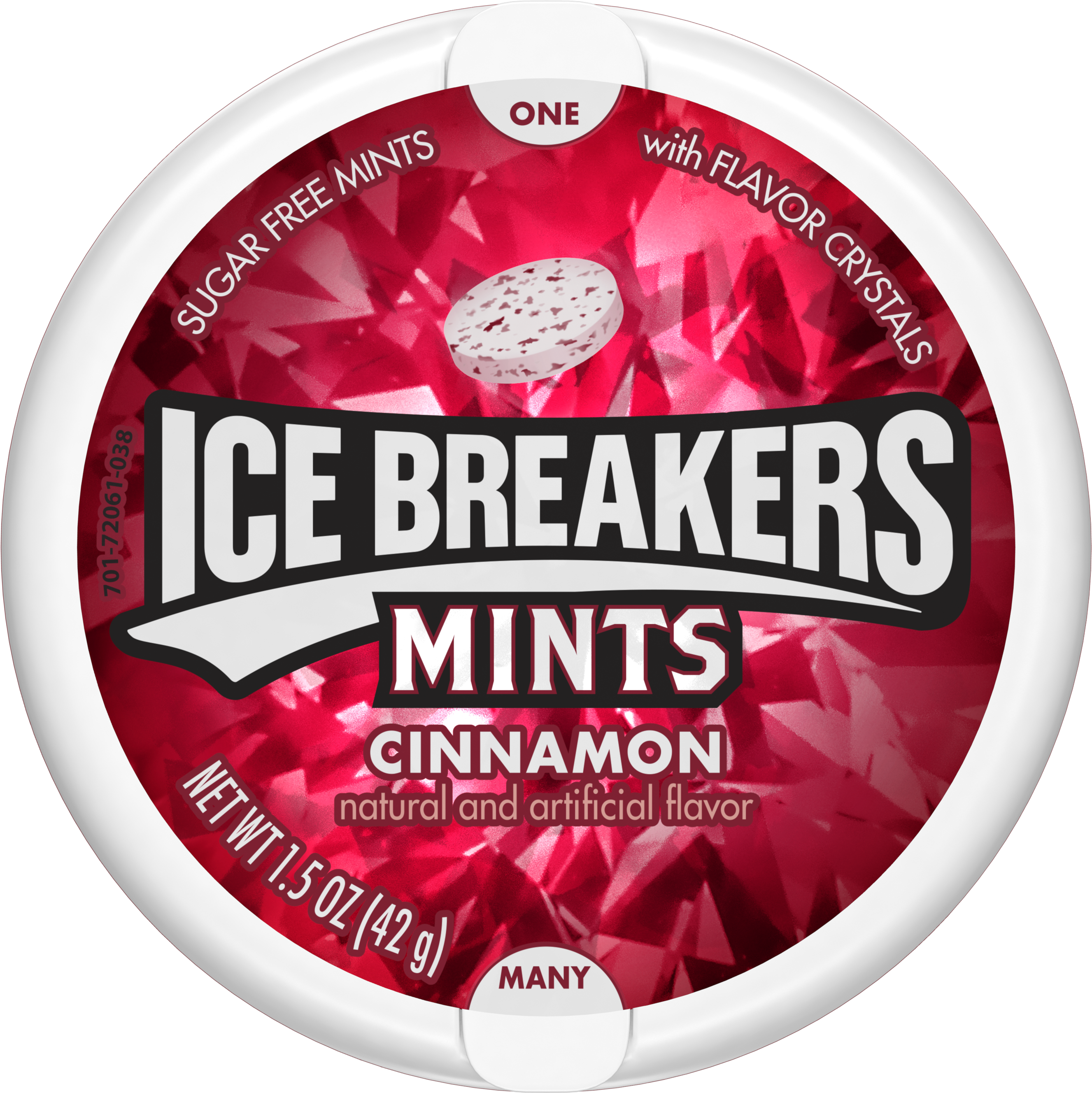 Ice Breakers Sugar Free Mints, Cinnamon - 1.5 Oz (3000x3000), Png Download
