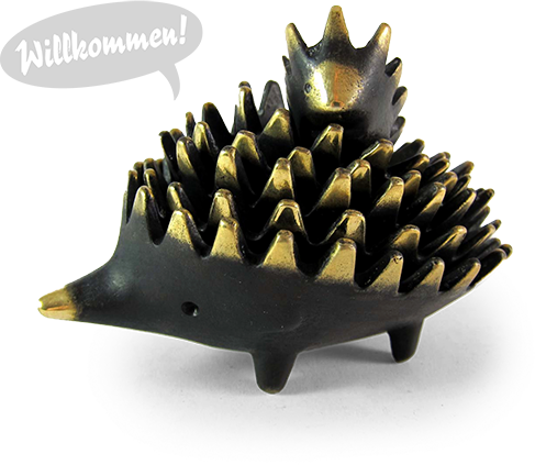 Walter Bosse Hedgehog Stacking Ashtrays - Walter Bosse (487x423), Png Download