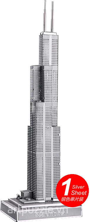 Sears-tower - Willis Tower (750x750), Png Download