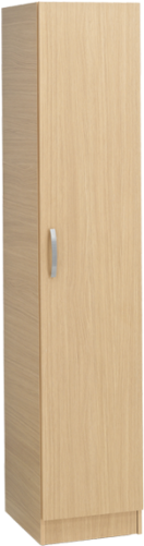 Budget One Door Wardrobe - Plank (800x1000), Png Download