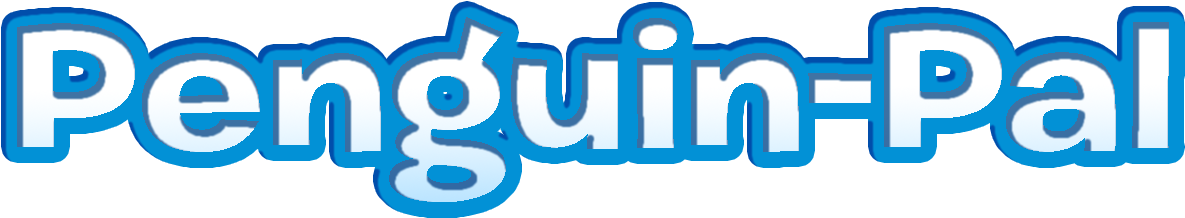 My Penguin Font Example Penguin-pal - Graphic Design (1279x500), Png Download