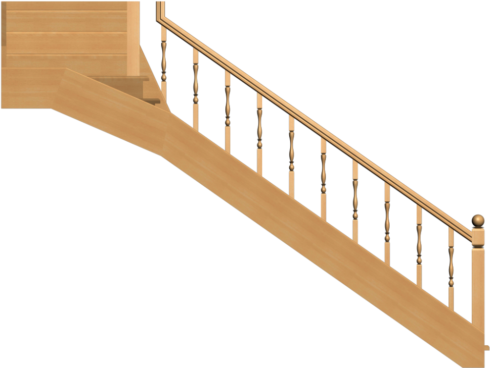 Single Winder Stairs Single Winder Stairs - Stairs (1000x1000), Png Download