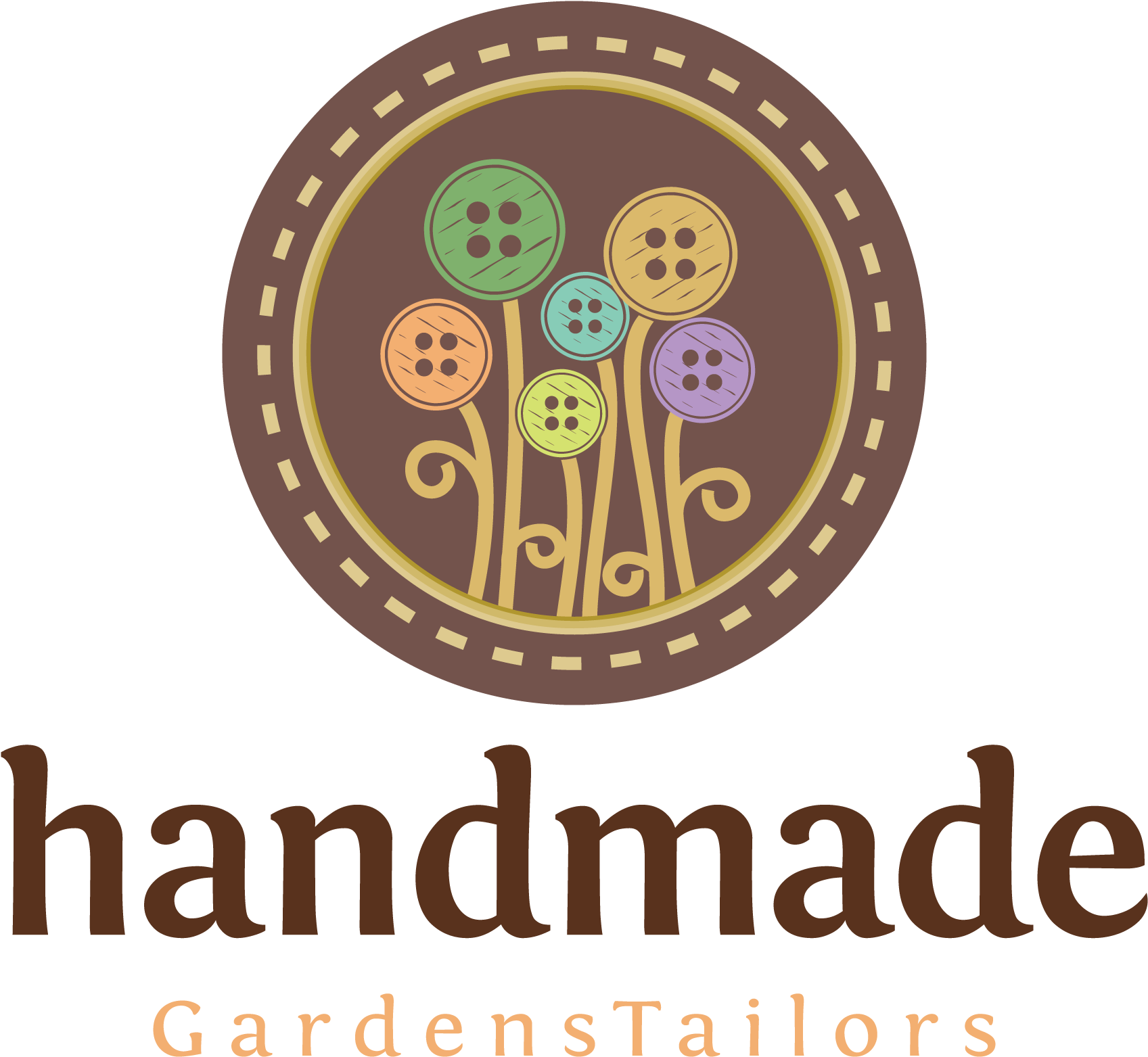 Sewing Buttons As A Flowers Of Garden - Recreatieschap Spaarnwoude (2000x2000), Png Download
