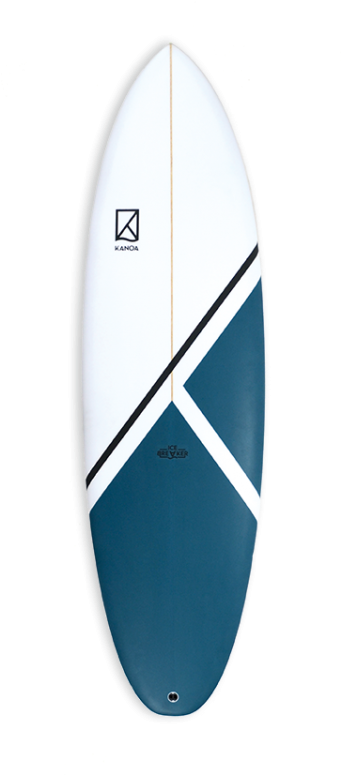 Kanoa Icebreaker 6'6 Mini Malibu - Surfboard (340x800), Png Download