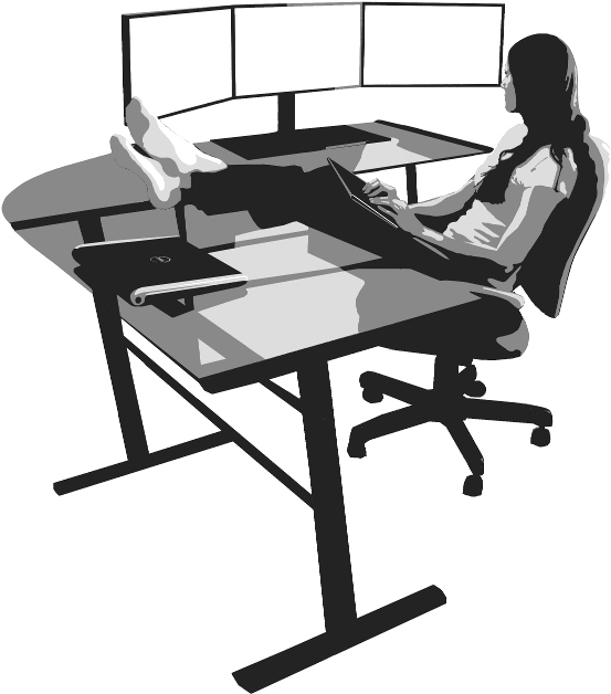 Workdesk Icons - Desk Work Icon Png (643x641), Png Download