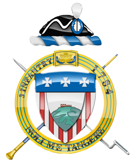Download 269 Kb - 3rd U.s. Infantry Regiment (465x571), Png Download