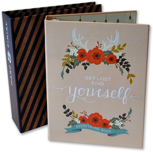 Mini Turned Edge Binders - Binder Custom Png (750x750), Png Download