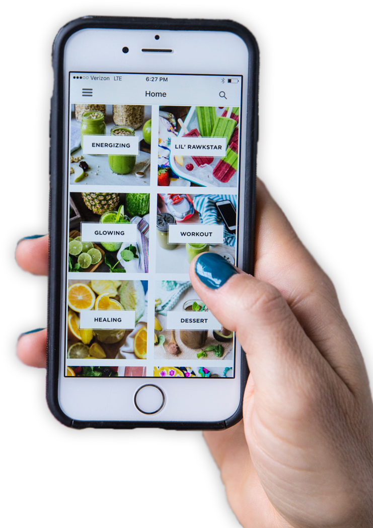 Smoothies App (900x1145), Png Download