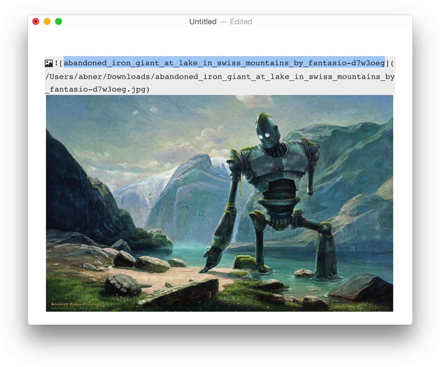 Typora A Minimal Markdown Reading & Writing App - Iron Giant Deviantart (1572x1310), Png Download