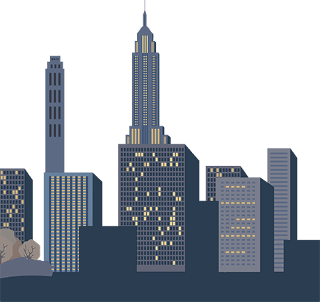 New York - Commercial Building (460x435), Png Download